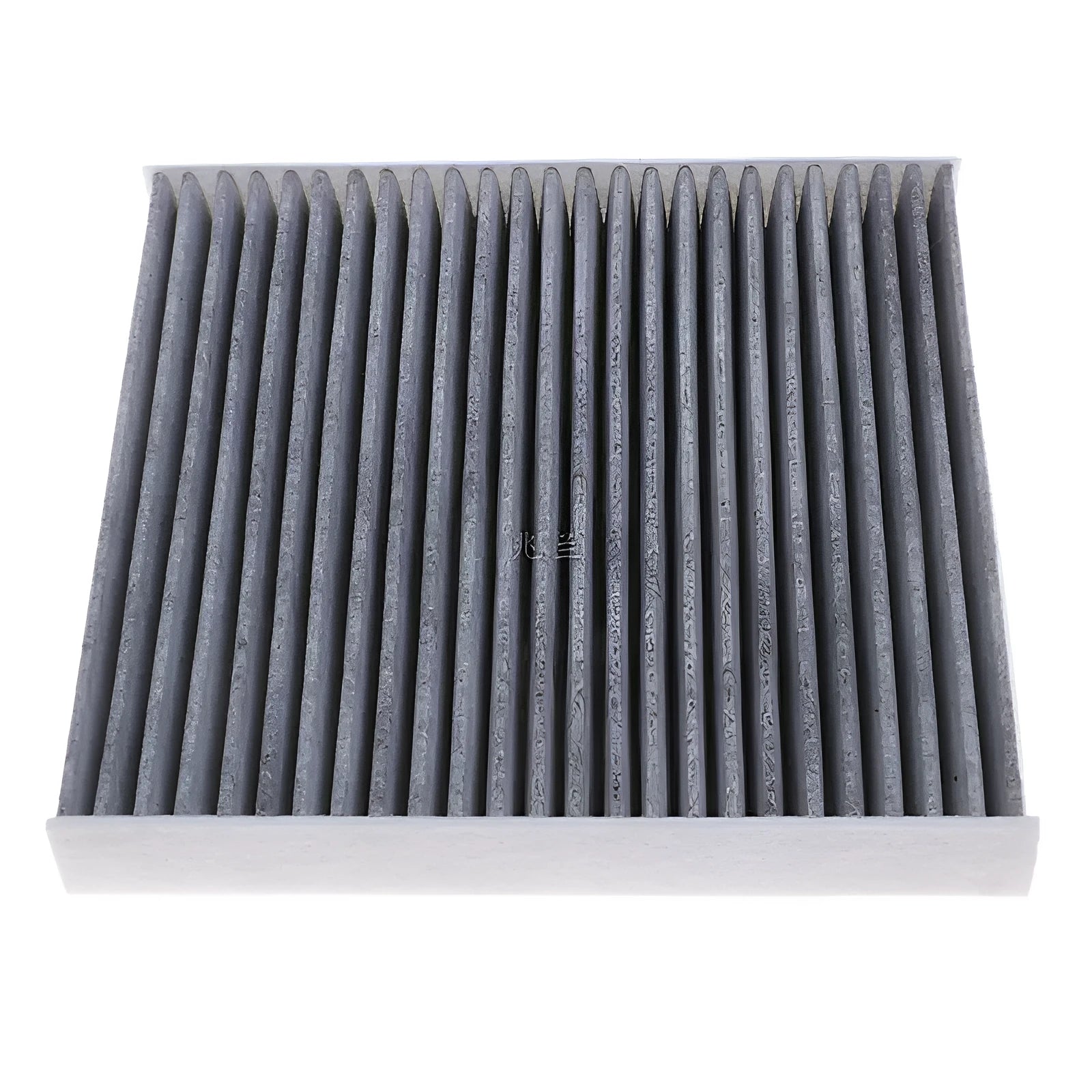 Grey grid-style car air conditioning filter element measuring 215x210x30mm for Geely vehicles