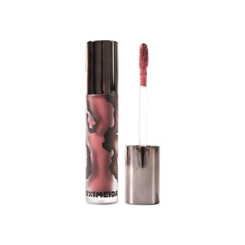 Lava Secret Matte Lip Mud Lipstick in non-transfer formula showing five shade options