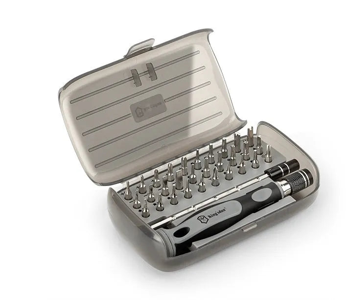 32 in 1 screwdriver set with 30 bits in plastic storage case for repair tools