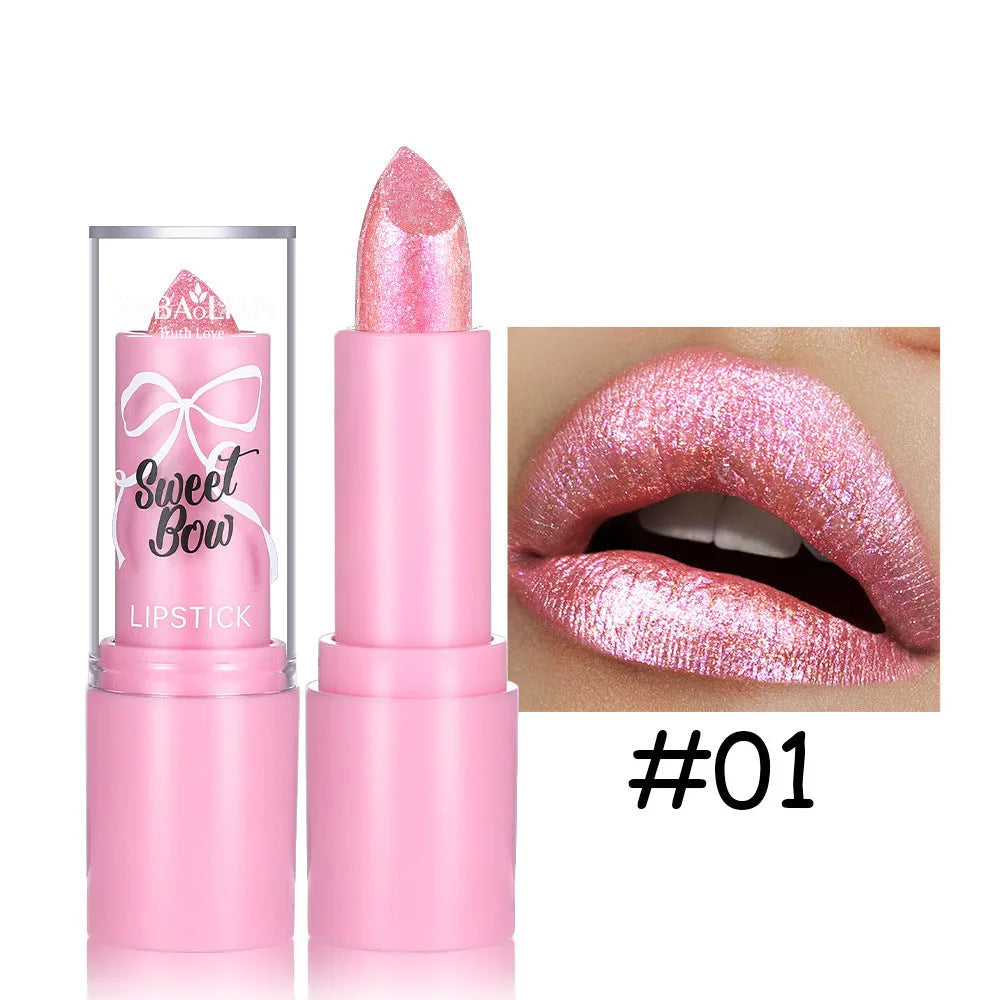 Sweetheart bow XINGX Diamond lipstick in Starlight Diamond series with six colour options