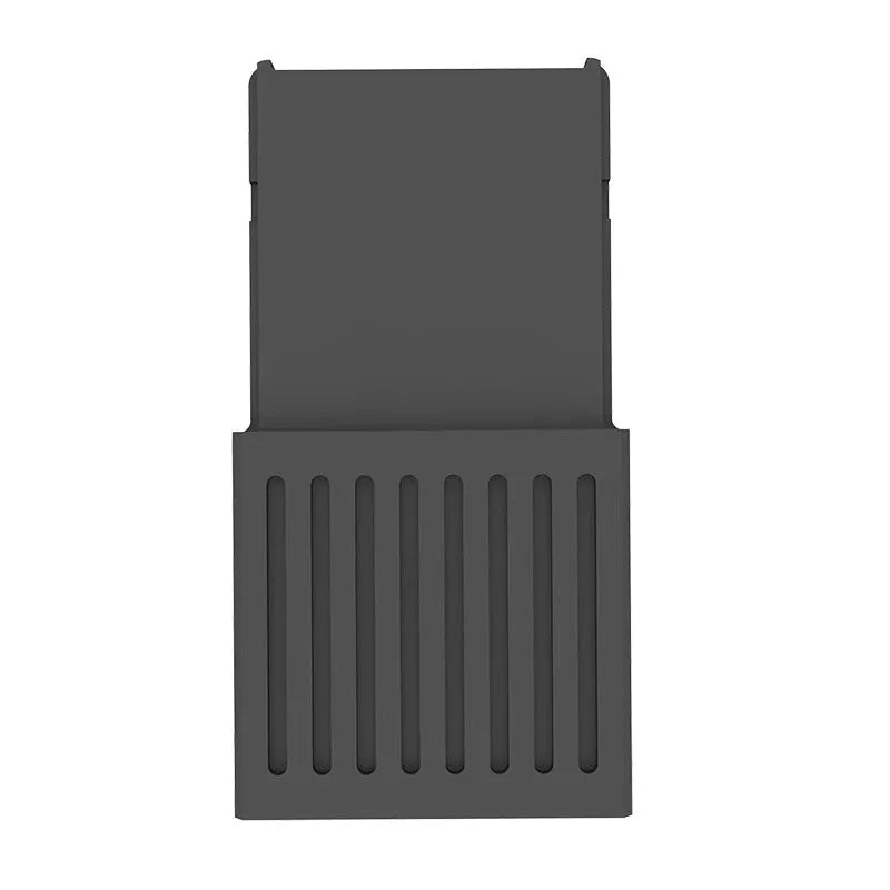 Aluminium Xbox Series X S hard drive switching box with CFexpress to M.2 SSD interface and screwdriver.