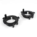Black ABS plastic LED headlight card holder for car models including Gerui Qashqai and Kia Sportage.