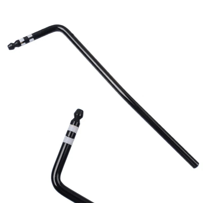Guitar tremolo bar in gold chrome finish with direct plug-in connection