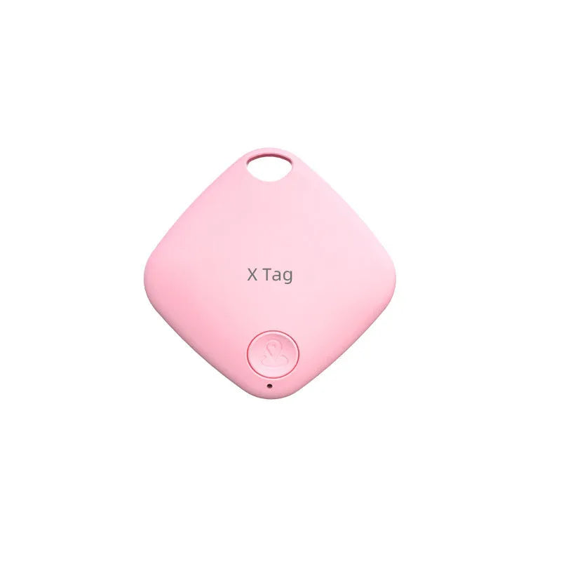 Bluetooth anti-lost tracker device for keys and wallet in black, white, pink, blue or green colours.