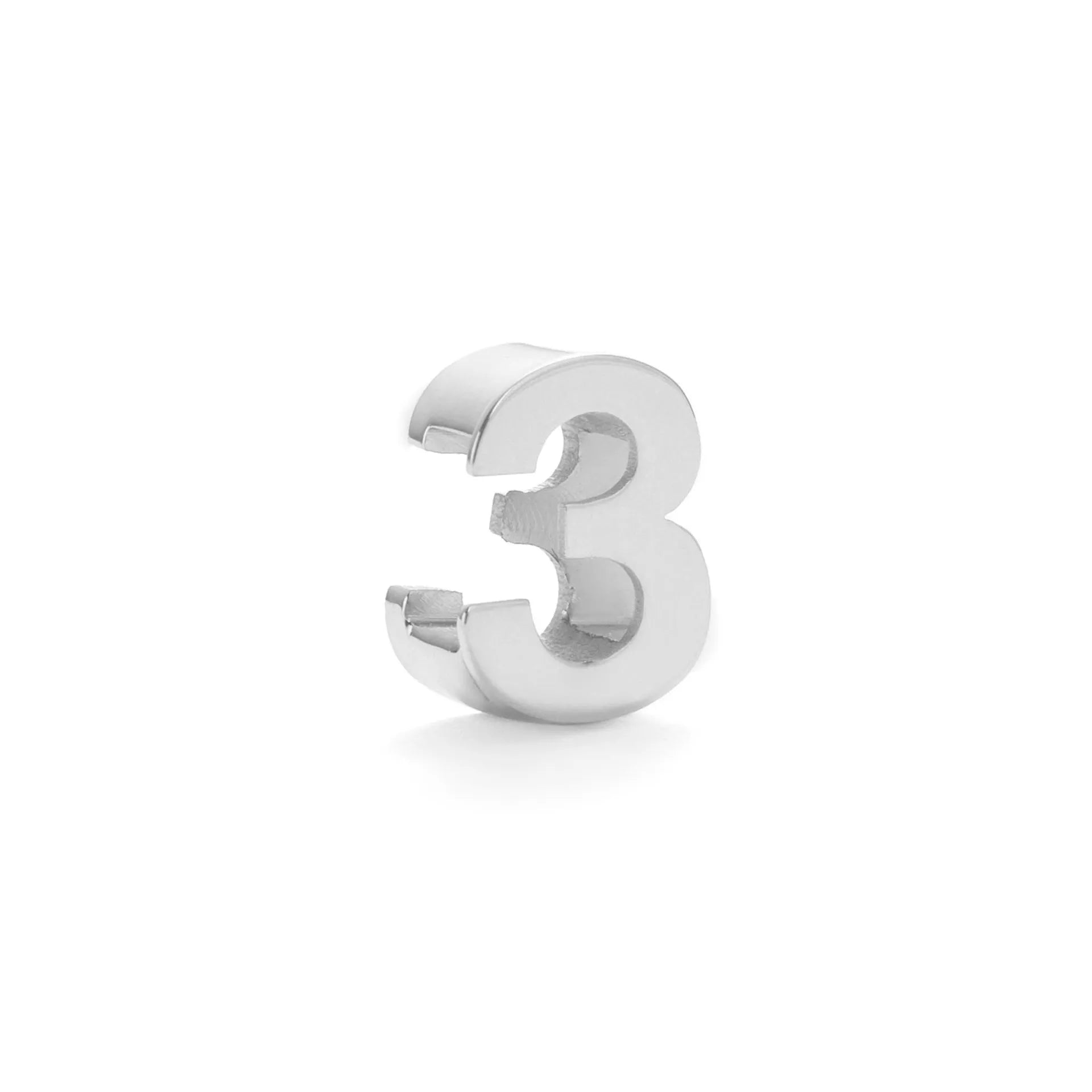 Titanium steel number and letter necklace with gold electroplated finish on grinding chain design