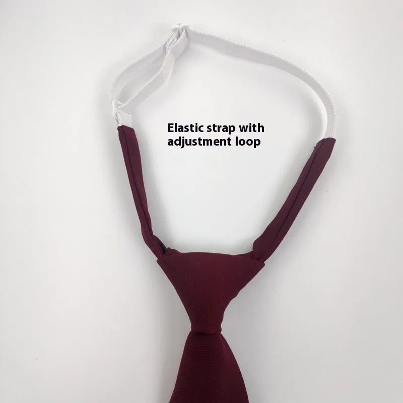 Solid colour cotton bow tie for men in arrow-type style on a white background.