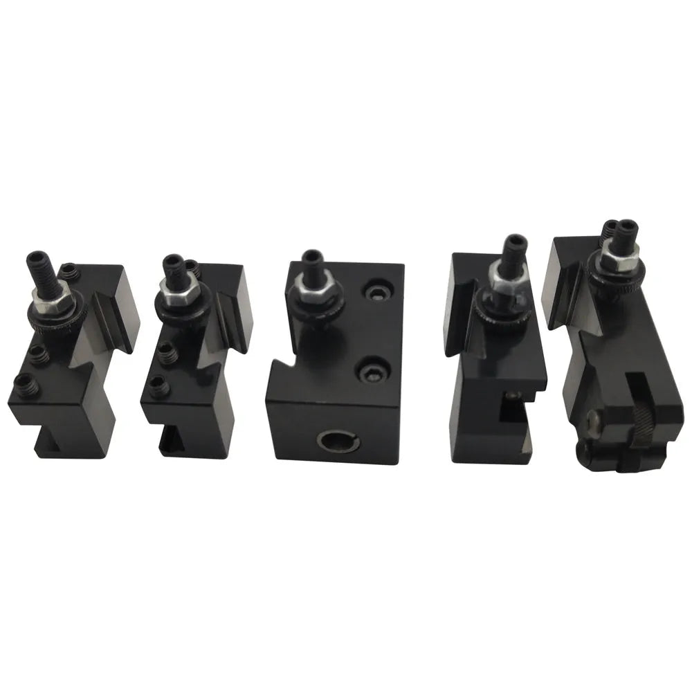 Machifit 250 series steel quick change wedge tool post and holder for mini woodworking or metalworking lathe.
