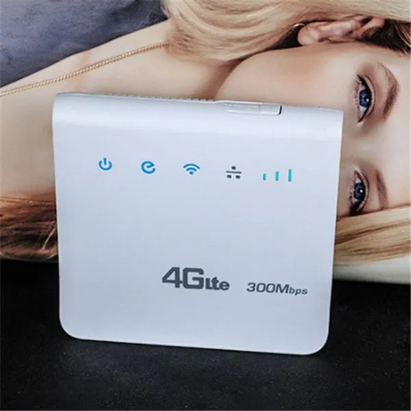 Wireless Router 300Mbps 4G LTE Firewall home routing 119x116x20mm
