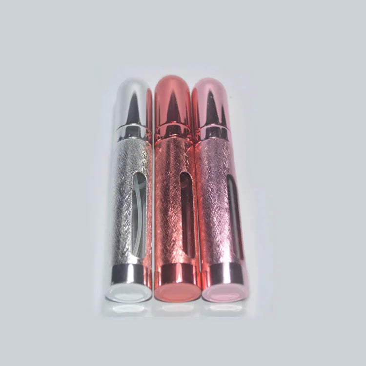 12ml aluminium perfume travel bottle with glass liner in seven colour options