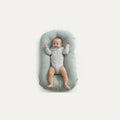 Portable baby nest crib measuring 75x45cm in cotton with PP cotton filler