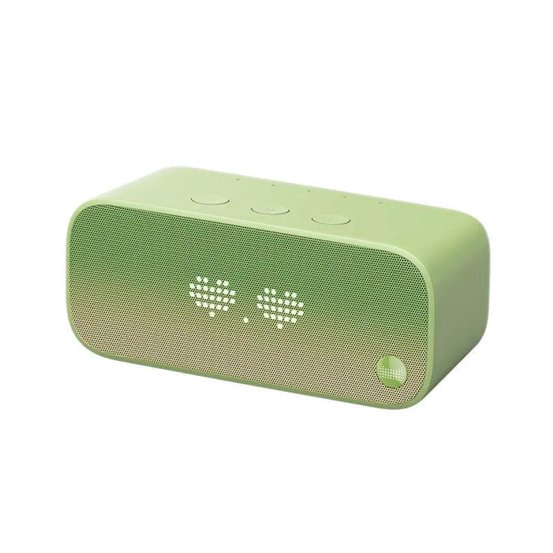 AI intelligent smart Wi-Fi speaker in blue, green, red, or white colour with bookshelf design