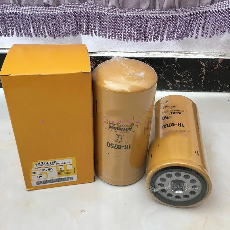 1R-0750 fuel filter element for diesel fuel filtration systems