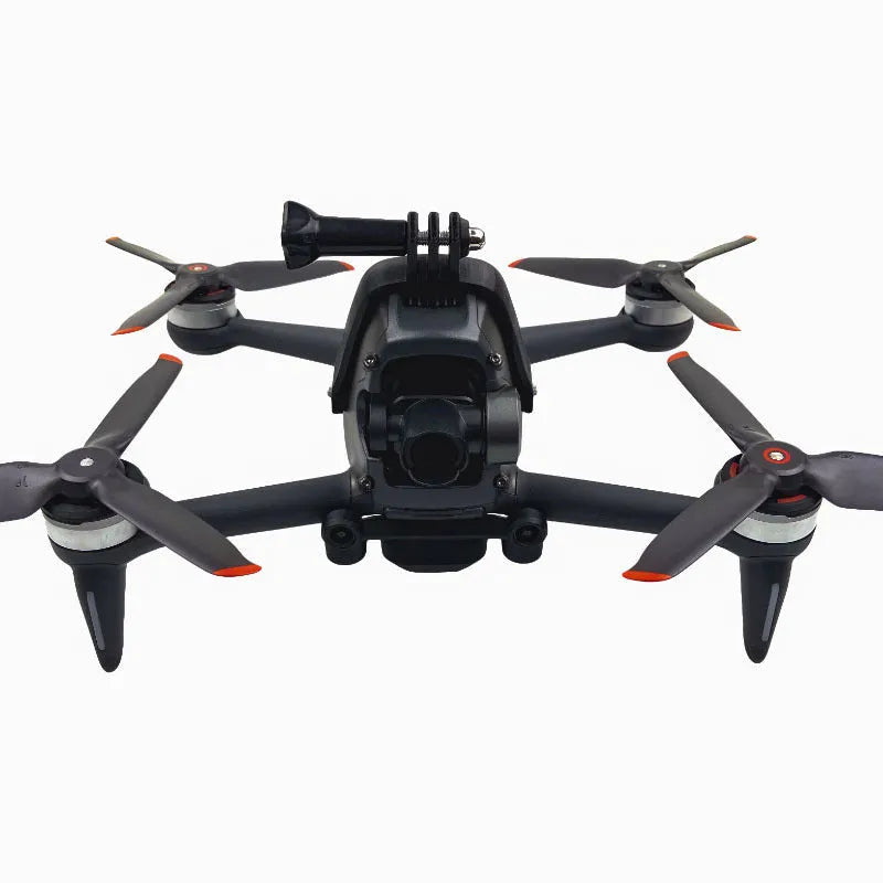 3D printed hard plastic FPV action camera expansion bracket with sponge padding