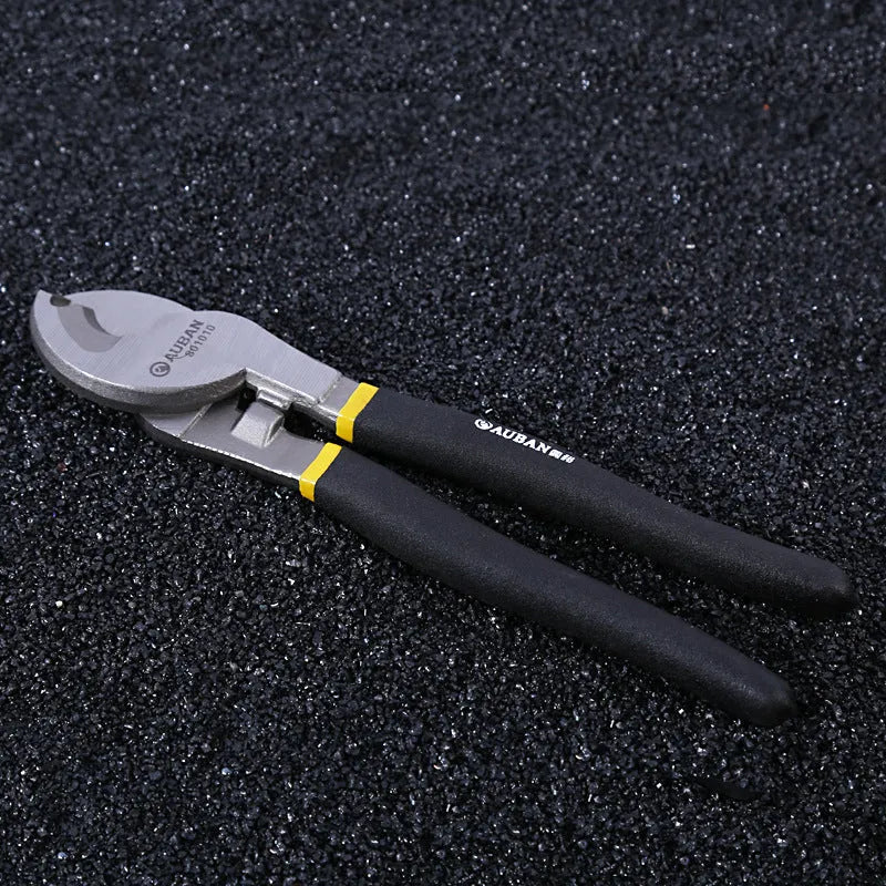 High carbon steel diagonal cable cutter black with PPR handle 8 inch length oblique mouth