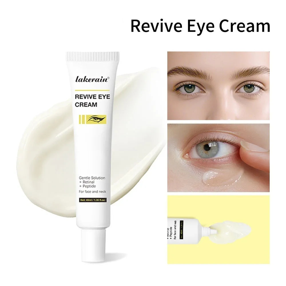 40ml tube of eye cream for treating dark circles, fine lines, and under-eye bags.