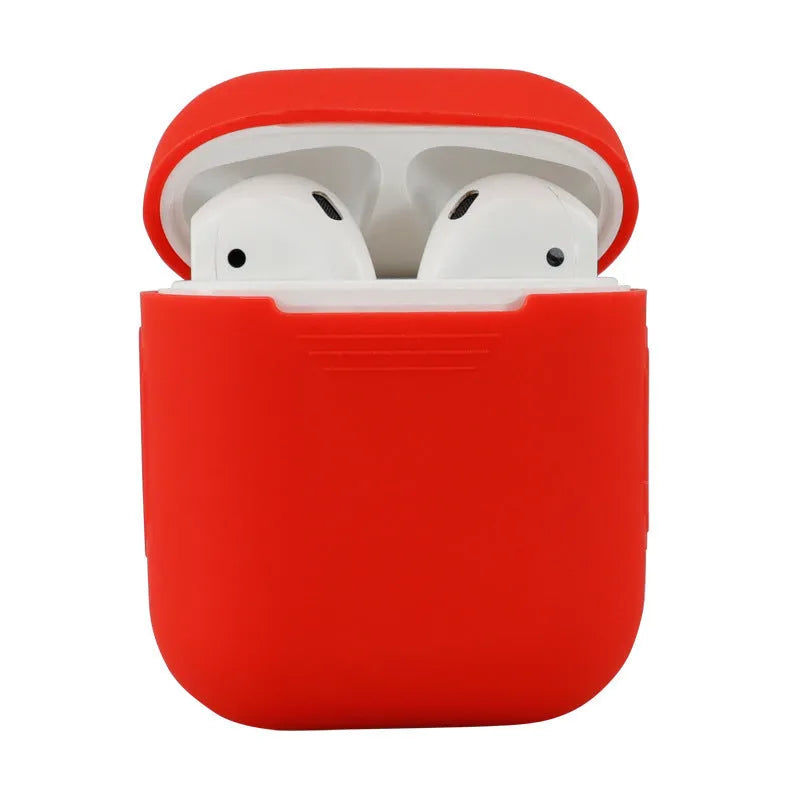 Silicone protective cover for Apple AirPods 2 wireless headphones in multiple colour options