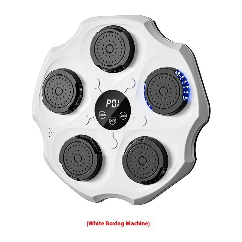 Black Bluetooth music boxing wall target mounted on wall with included boxing glove