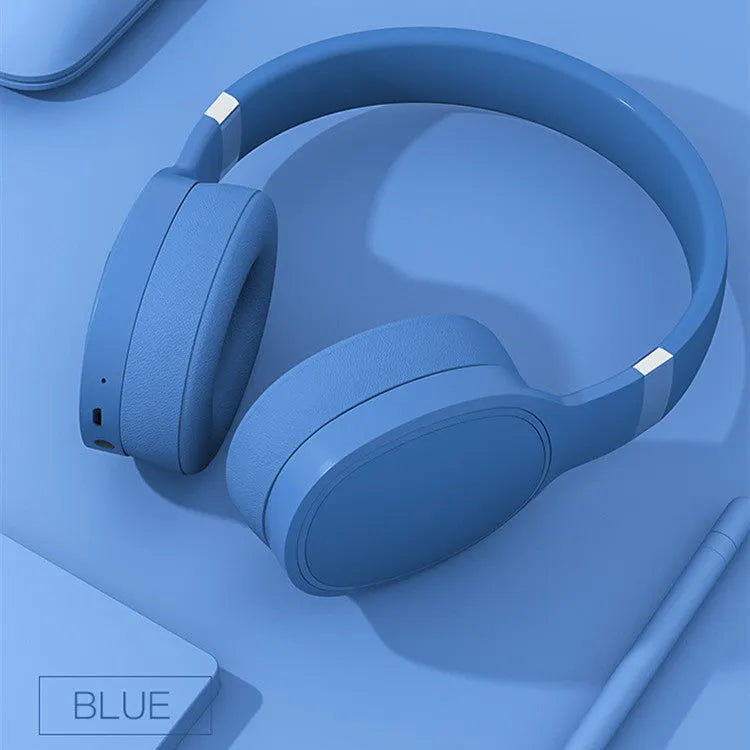 Wireless Bluetooth headset with 40mm drivers available in black, blue, grey and white colour options