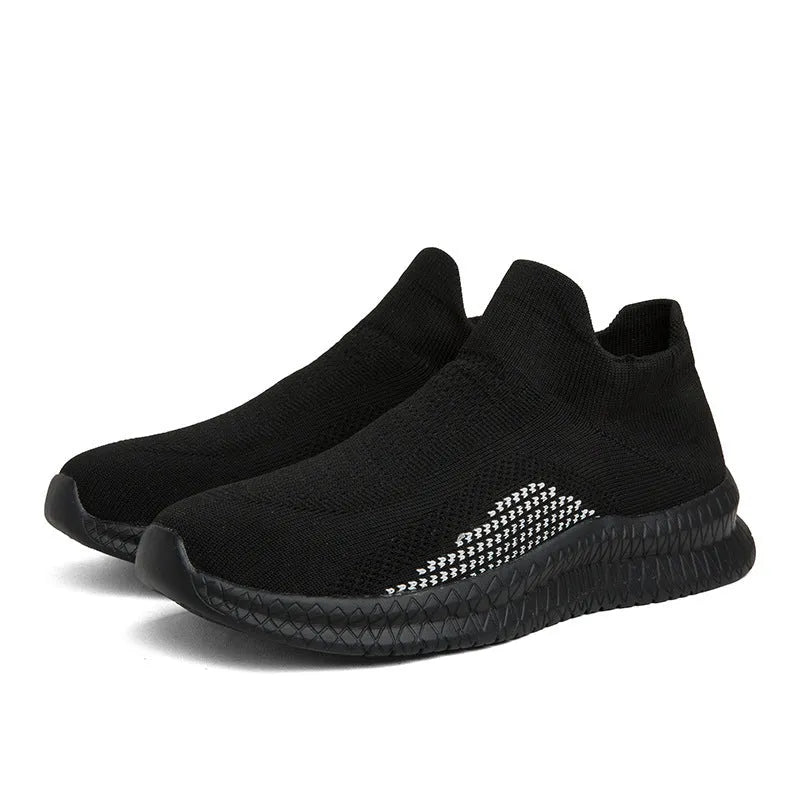 Popcorn Flyknit low-top casual sneaker in solid colour on a viscose sole.