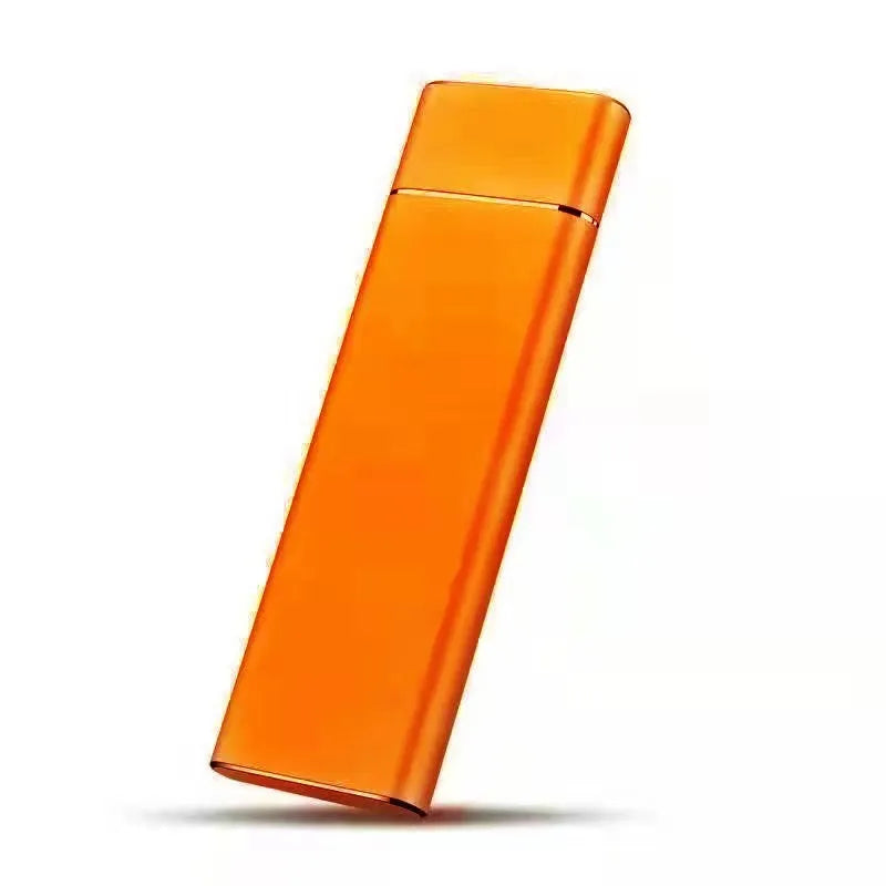 Ultra-thin 6TB mobile hard disk with metal shell in five colour options alongside included data cable