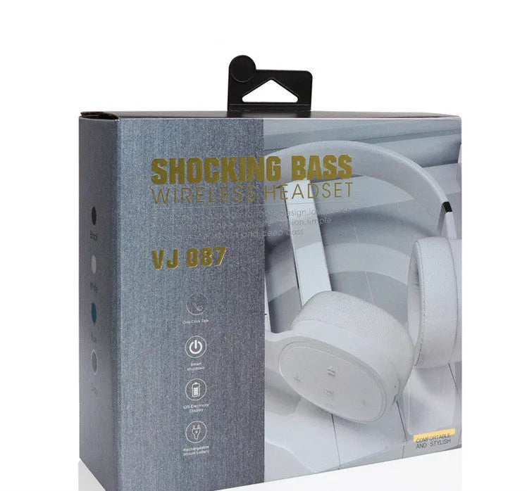 Wireless Bluetooth headset with 40mm drivers available in black, blue, grey and white colour options