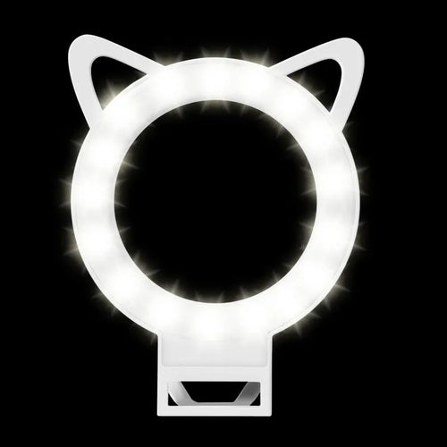 RK13 USB selfie ring light for iPhone and Samsung smartphones, available in four colours