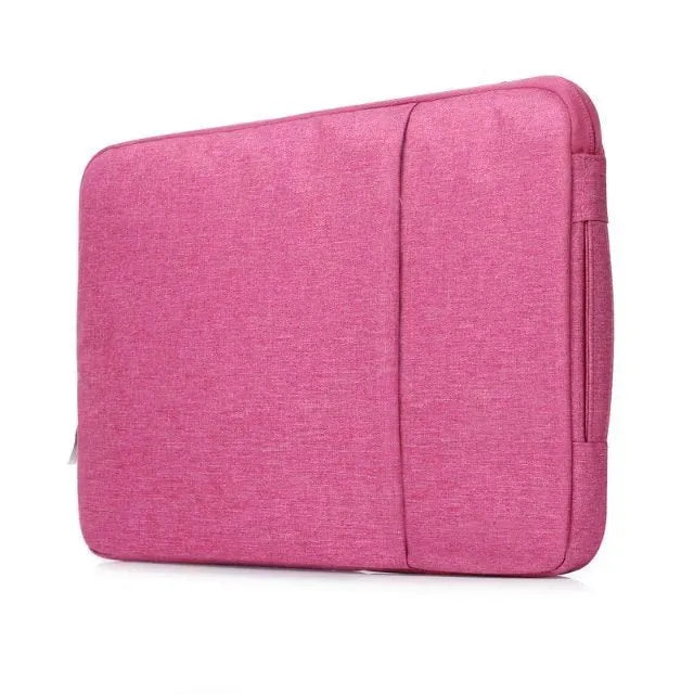 Canvas tablet case handbag for Pro 12.9 with anti-fall padding in grey navy rose red colours