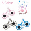 A pair of clear and black mini joysticks for mobile phone and tablet touch screens