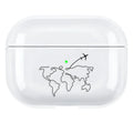 Simple solid colour PC protective shell case for AirPods Pro 3rd Generation charging case.