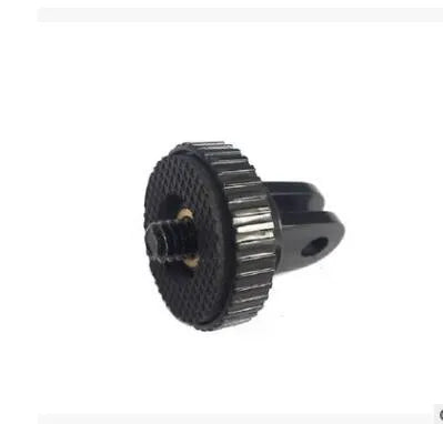 Black PC large hole adapter for GoPro camera screw mount 3.3cm size