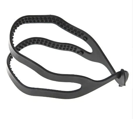 Set of three plastic hair styling tools: double hook needle, French braiding tool, and two pull hair needles on black background