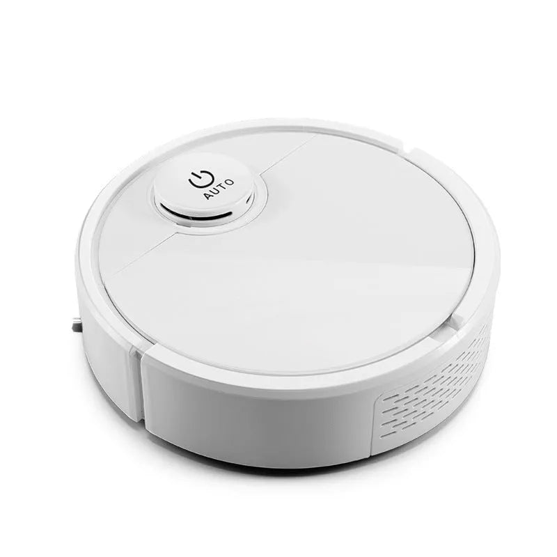 Automatic sweeping robot cleaner with compact design and control panel