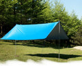Waterproof 210D Oxford cloth awning sun shelter 300x300 cm in army green with aluminium nails and wind ropes