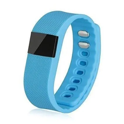 Plastic and ABS bracelet pedometer in choice of colours on a wrist