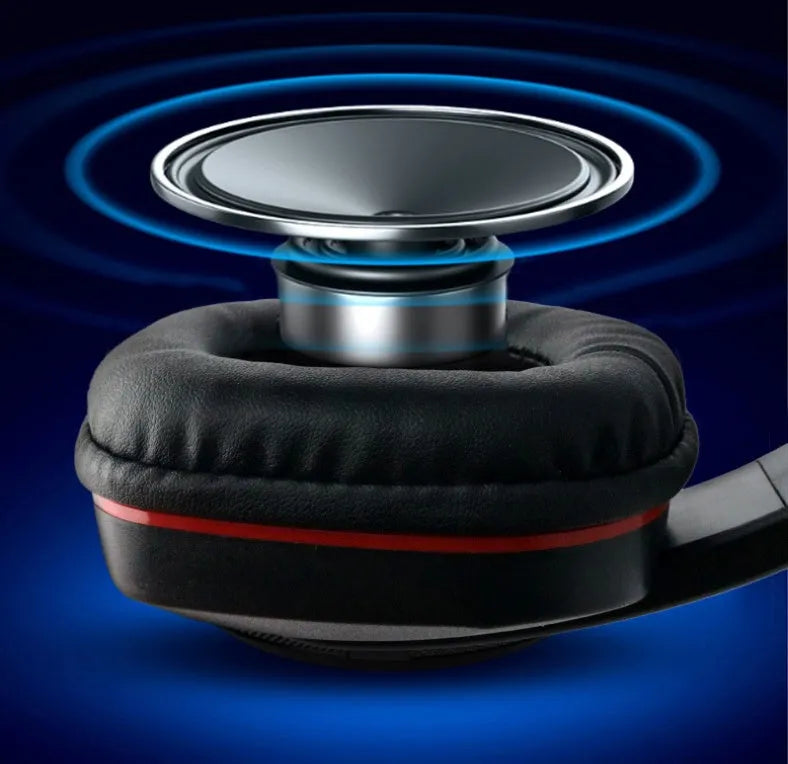 Black wired over-ear gaming headset with a 6.3mm plug and a 1.2m cable.