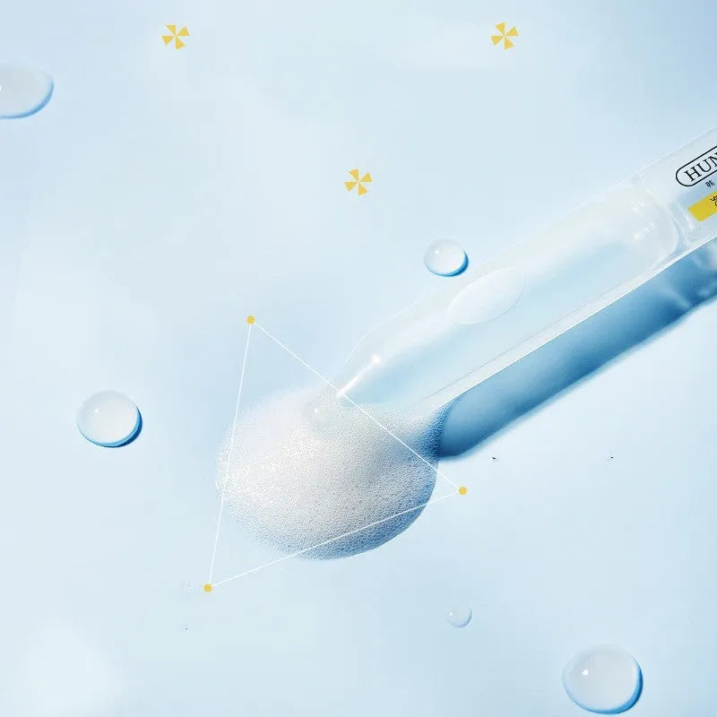 Oligopeptide Small Bubble Cleaning Essence 1.5ml sachet box of 10 for facial cleansing with oligopeptide-1