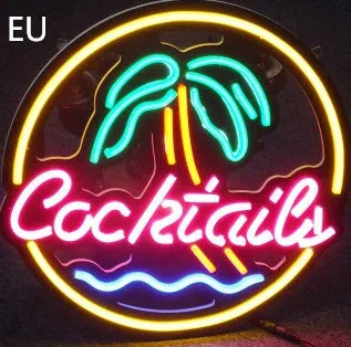 LED coffee neon billboard advertising light with PVC shell and 40mm x 33mm dimensions