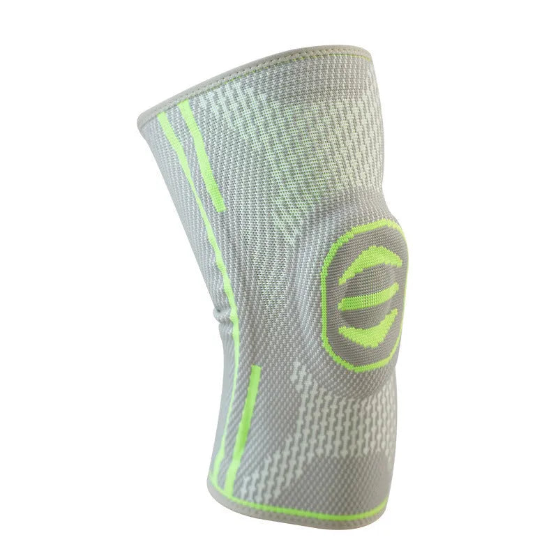 Cotton mountaineering knee pads in green, blue, yellow colours with M L XL sizing options