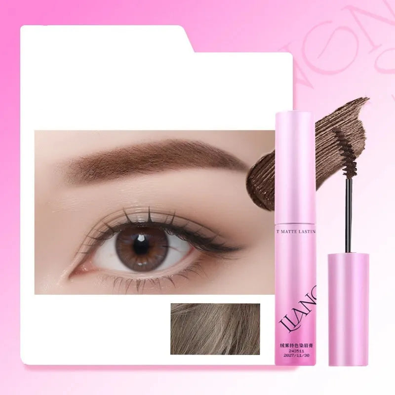 Eyebrow cream container showing 4.5g content with colour options for brow definition