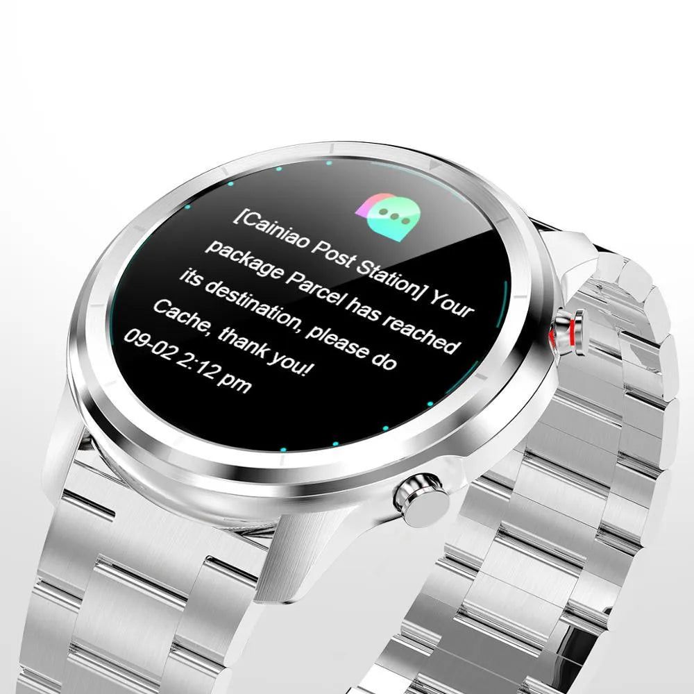 LEMFO LF26 smart fitness bracelet with 1.3-inch touch screen shown in Black colour