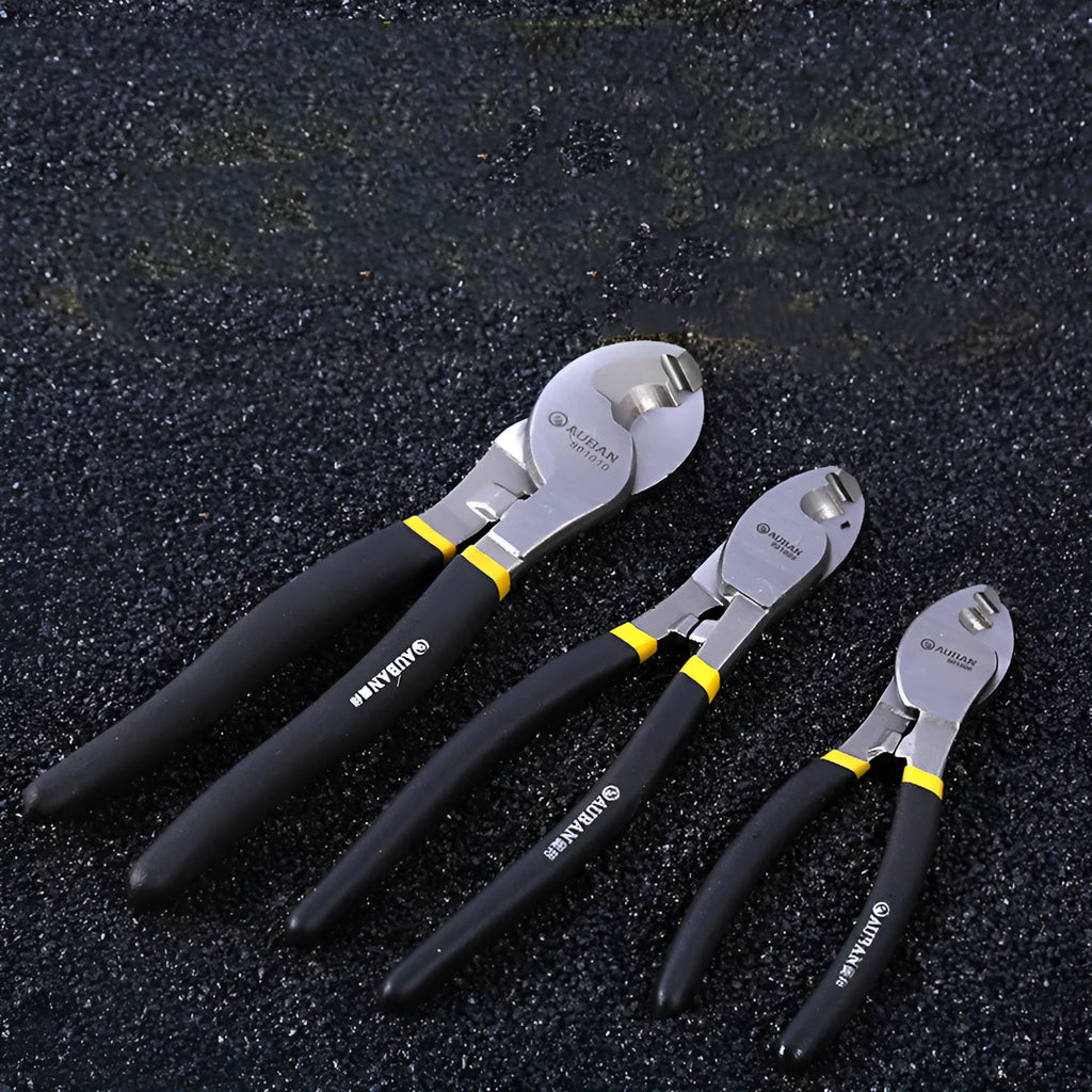 High carbon steel diagonal cable cutter black with PPR handle 8 inch length oblique mouth