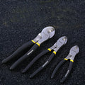 High carbon steel diagonal cable cutter black with PPR handle 8 inch length oblique mouth