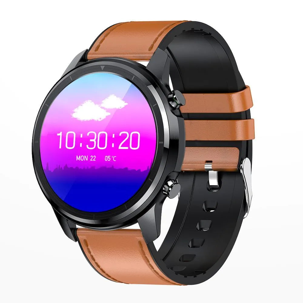 LEMFO LF26 smart fitness bracelet with 1.3-inch touch screen shown in Black colour