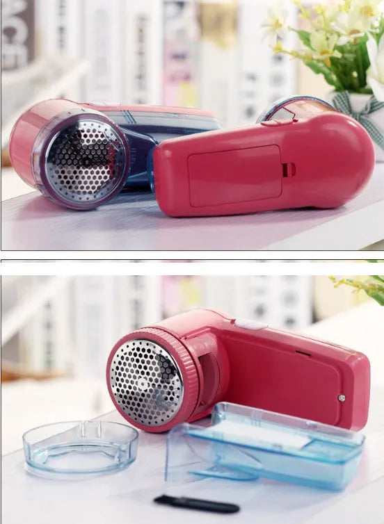 Portable electric lint remover for clothing with compact 11cm design