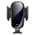 Universal car bracket phone holder mounted on dashboard holding smartphone