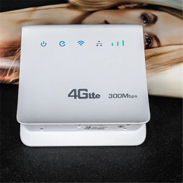 Wireless Router 300Mbps 4G LTE Firewall home routing 119x116x20mm