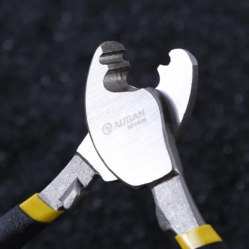 High carbon steel diagonal cable cutter black with PPR handle 8 inch length oblique mouth