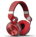 Bluedio T2 Plus blue wireless on-ear headphones with headband and large ear cups