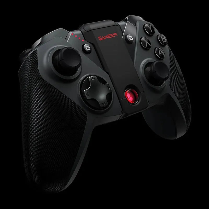 Black Gaishi USB-C wired game controller with standard button layout on an ABS plastic body.