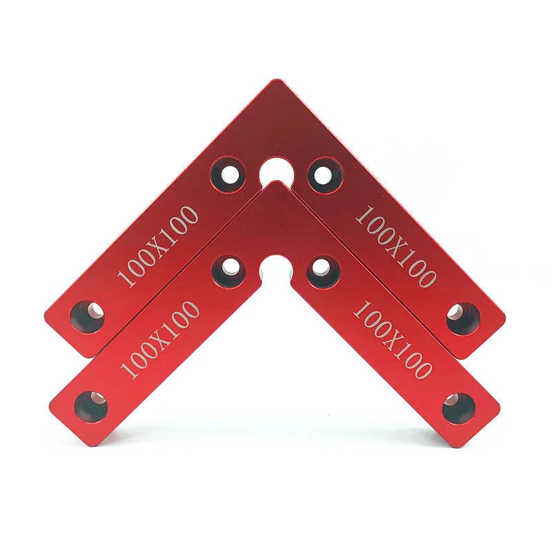 Aluminium alloy woodworking right angle positioning block for jigsaw fixturing